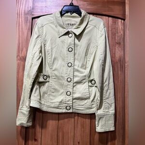 Live a Little Lime Jean Jacket